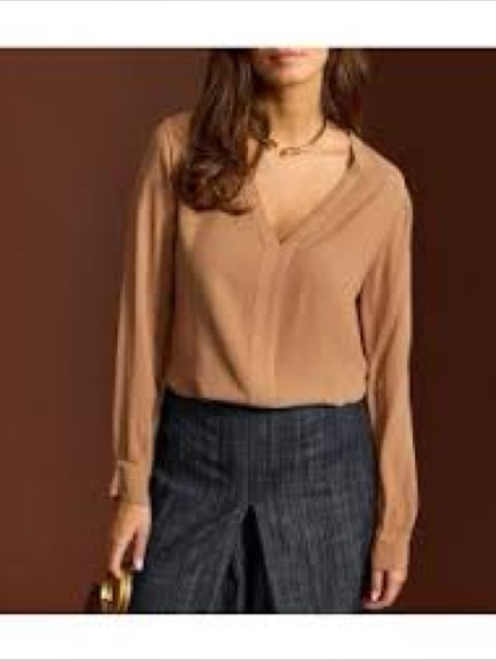 TIGER OF SWEDEN, the Terracotta blouse!